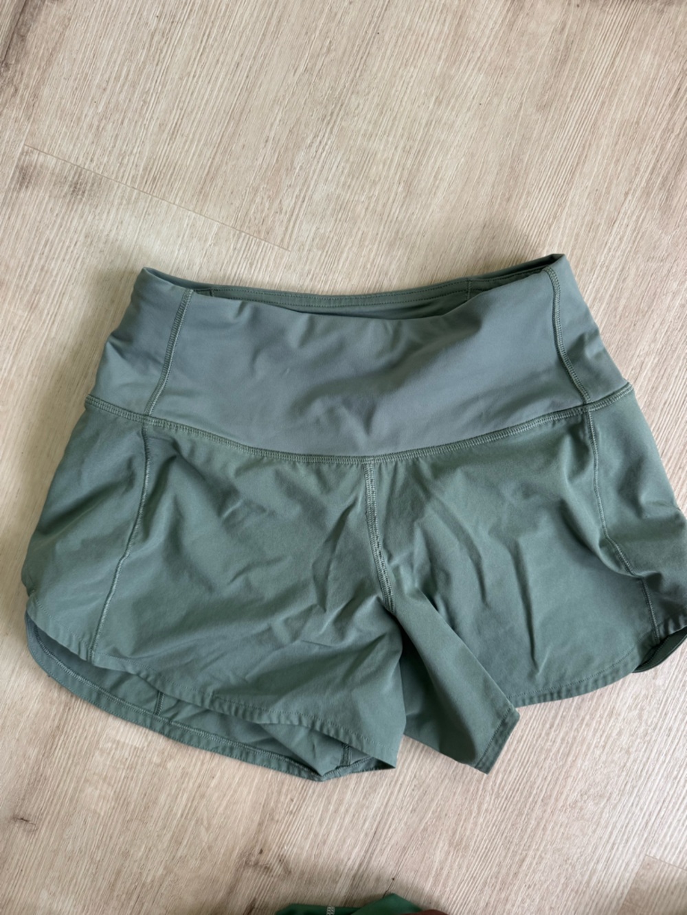 Strapless Olive Green Crop Top